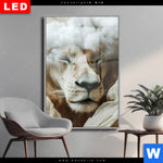 Wechselmotiv Dia Loewe Sanft Umhuellt Hochformat Produktvorschau mit dem Bild Löwe sanft umhüllt im Format Hochformat.