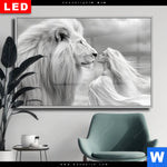 Wechselmotiv Dia Loewe Wildnis Liebe Querformat Produktvorschau mit dem Bild Löwe - Wildnis Liebe im Format Querformat.