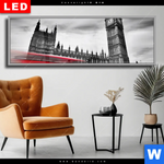 Wechselmotiv Dia London In Bewegung Panorama Produktvorschau mit dem Bild London in Bewegung im Format Panorama.