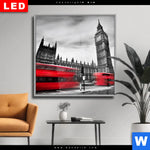 Wechselmotiv Dia London In Bewegung Quadrat Produktvorschau mit dem Bild London in Bewegung im Format Quadrat.