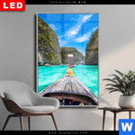 Wechselmotiv Dia Longtail Boot Hochformat Produktvorschau mit dem Bild Longtail-Boot im Format Hochformat.