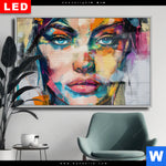 Wechselmotiv Dia Loretta Abstrakt Patchwork Art Querformat Produktvorschau mit dem Bild Loretta - Abstrakt Patchwork Art im Format Querformat.