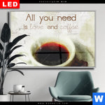 Wechselmotiv Dia Love Coffee Querformat Produktvorschau mit dem Bild Love & Coffee im Format Querformat.