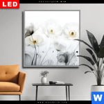 Wechselmotiv Dia Luftige Bluetenstille Quadrat Produktvorschau mit dem Bild Luftige Blütenstille im Format Quadrat.