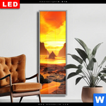 Wechselmotiv Dia Magische Steinlandschaft Im Meer Schmal Produktvorschau mit dem Bild Magische Steinlandschaft im Meer im Format Schmal.