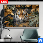 Wechselmotiv Dia Majestaetischer Tiger Im Dschungel Querformat Produktvorschau mit dem Bild Majestätischer Tiger im Dschungel im Format Querformat.