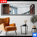 Wechselmotiv Dia Manhattan Panorama Produktvorschau mit dem Bild Manhattan im Format Panorama.