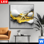 Wechselmotiv Dia Maritime Muschel Kunst Quadrat Produktvorschau mit dem Bild Maritime Muschel-Kunst im Format Quadrat.