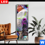 Wechselmotiv Dia Moderner Bunter Elefant No 2 Schmal Produktvorschau mit dem Bild Moderner bunter Elefant No. 2 im Format Schmal.