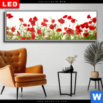 Wechselmotiv Dia Mohnfeld Panorama Produktvorschau mit dem Bild Mohnfeld im Format Panorama.