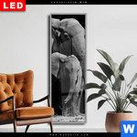 Wechselmotiv Dia Mutter Baby Elefant Schmal Produktvorschau mit dem Bild Mutter & Baby Elefant im Format Schmal.