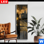 Wechselmotiv Dia Nachtleuchten Ueber Manhattan Schmal Produktvorschau mit dem Bild Nachtleuchten über Manhattan im Format Schmal.