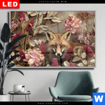 Wechselmotiv Dia Naturbild Fuchs Und Blumen Querformat Produktvorschau mit dem Bild Naturbild Fuchs und Blumen im Format Querformat.