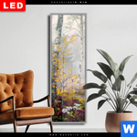 Wechselmotiv Dia Naturidylle Birken Im Nebel Schmal Produktvorschau mit dem Bild Naturidylle - Birken im Nebel im Format Schmal.