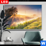 Wechselmotiv Dia Nebel Am Fluss Querformat Produktvorschau mit dem Bild Nebel am Fluss im Format Querformat.