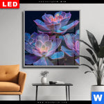 Wechselmotiv Dia Neon Sukkulenten Quadrat Produktvorschau mit dem Bild Neon Sukkulenten im Format Quadrat.