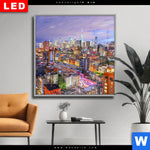 Wechselmotiv Dia New York Skyline Quadrat Produktvorschau mit dem Bild New York Skyline im Format Quadrat.