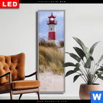 Wechselmotiv Dia Nordsee Leuchtturm Schmal Produktvorschau mit dem Bild Nordsee Leuchtturm im Format Schmal.