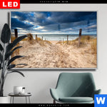 Wechselmotiv Dia Nordseekueste Wolken Querformat Produktvorschau mit dem Bild Nordseeküste & Wolken im Format Querformat.