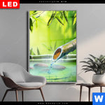 Wechselmotiv Dia Orchidee Im Japanischer Brunnen Hochformat Produktvorschau mit dem Bild Orchidee im japanischer Brunnen im Format Hochformat.