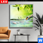 Wechselmotiv Dia Orchidee Im Japanischer Brunnen Quadrat Produktvorschau mit dem Bild Orchidee im japanischer Brunnen im Format Quadrat.