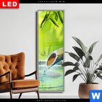 Wechselmotiv Dia Orchidee Im Japanischer Brunnen Schmal Produktvorschau mit dem Bild Orchidee im japanischer Brunnen im Format Schmal.