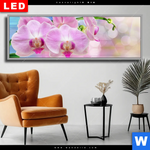 Wechselmotiv Dia Orchideen Blueten Panorama Produktvorschau mit dem Bild Orchideen Blüten im Format Panorama.