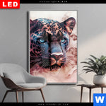 Wechselmotiv Dia Panther Im Farbenspiel Hochformat Produktvorschau mit dem Bild Panther im Farbenspiel im Format Hochformat.