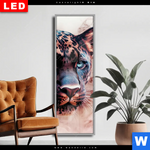 Wechselmotiv Dia Panther Im Farbenspiel Schmal Produktvorschau mit dem Bild Panther im Farbenspiel im Format Schmal.