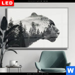 Wechselmotiv Dia Panther Natur Im Schatten Querformat Produktvorschau mit dem Bild Panther - Natur im Schatten im Format Querformat.