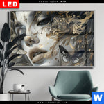 Wechselmotiv Dia Paola Portraet Mit Schmetterlingen Querformat Produktvorschau mit dem Bild Paola - Porträt mit Schmetterlingen im Format Querformat.