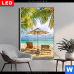 Wechselmotiv Dia Paradies Unter Palmen Hochformat Produktvorschau mit dem Bild Paradies unter Palmen im Format Hochformat.