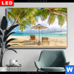 Wechselmotiv Dia Paradies Unter Palmen Querformat Produktvorschau mit dem Bild Paradies unter Palmen im Format Querformat.