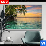 Wechselmotiv Dia Paradiesische Insel Querformat Produktvorschau mit dem Bild Paradiesische Insel im Format Querformat.