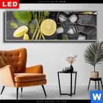 Wechselmotiv Dia Perfekte Zutaten Fuer Cocktails Panorama Produktvorschau mit dem Bild Perfekte Zutaten für Cocktails im Format Panorama.