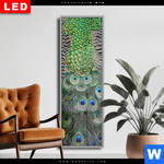 Wechselmotiv Dia Pfaufedern Schmal Produktvorschau mit dem Bild Pfaufedern im Format Schmal.