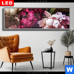 Wechselmotiv Dia Pfingstrosen Im Barockstil Panorama Produktvorschau mit dem Bild Pfingstrosen im Barockstil im Format Panorama.