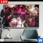 Wechselmotiv Dia Pfingstrosen Im Barockstil Querformat Produktvorschau mit dem Bild Pfingstrosen im Barockstil im Format Querformat.