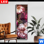 Wechselmotiv Dia Pfingstrosen Im Barockstil Schmal Produktvorschau mit dem Bild Pfingstrosen im Barockstil im Format Schmal.