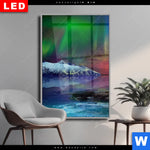 Wechselmotiv Dia Polarlichter Hochformat Produktvorschau mit dem Bild Polarlichter im Format Hochformat.