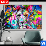 Wechselmotiv Dia Pop Art Loewe No 1 Querformat Produktvorschau mit dem Bild Pop Art Löwe No.1 im Format Querformat.