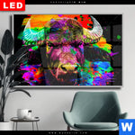 Wechselmotiv Dia Pop Art Stier Querformat Produktvorschau mit dem Bild Pop Art Stier im Format Querformat.