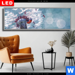 Wechselmotiv Dia Pusteblume Marienkaefer Panorama Produktvorschau mit dem Bild Pusteblume & Marienkäfer im Format Panorama.