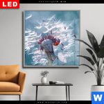 Wechselmotiv Dia Pusteblume Marienkaefer Quadrat Produktvorschau mit dem Bild Pusteblume & Marienkäfer im Format Quadrat.