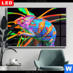 Wechselmotiv Dia Regenbogen Chamaeleon No 2 Querformat Produktvorschau mit dem Bild Regenbogen Chamäleon No.2 im Format Querformat.