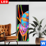 Wechselmotiv Dia Regenbogen Chamaeleon No 2 Schmal Produktvorschau mit dem Bild Regenbogen Chamäleon No.2 im Format Schmal.