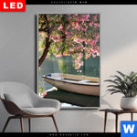 Wechselmotiv Dia Romantische Bootstour Hochformat Produktvorschau mit dem Bild Romantische Bootstour im Format Hochformat.