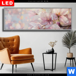 Wechselmotiv Dia Romantische Kirschblueten Panorama Produktvorschau mit dem Bild Romantische Kirschblüten im Format Panorama.