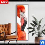 Wechselmotiv Dia Rosa Flamingo Schmal Produktvorschau mit dem Bild Rosa Flamingo im Format Schmal.