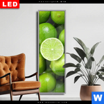 Wechselmotiv Dia Saftige Limetten Voller Energie Schmal Produktvorschau mit dem Bild Saftige Limetten voller Energie im Format Schmal.